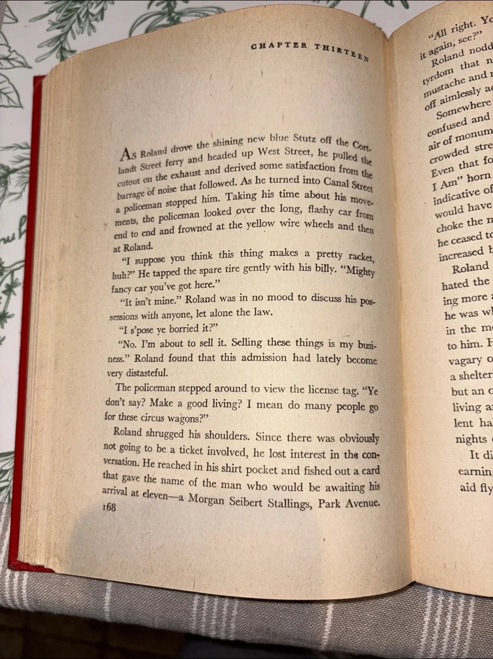 Vintage 1946 Blaze of Noon Hardcover Book by Ernest K. Gann -Red Cloth Bound
